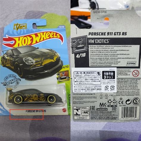 Hot Wheels Porsche Gt Rs Shopee Malaysia