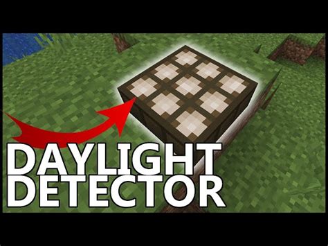 How To Craft A Daylight Sensor