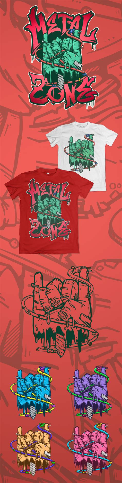 Metal zone on Behance