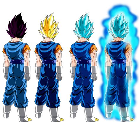 Vegetto De Espalda SSJ By SaoDVD On DeviantArt