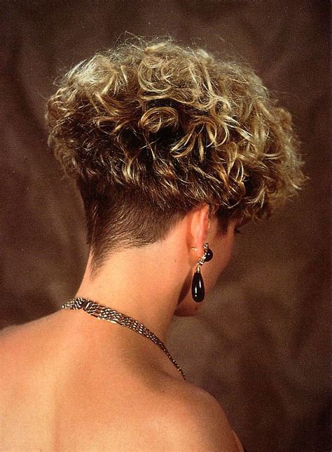 Wedge 003a Short Permed Hair Short Curly Hairstyles For Women Short