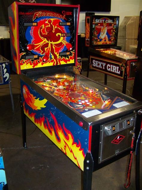 Fireball Classic Pinball Machine Bally 1985 Item Is In Used Condition