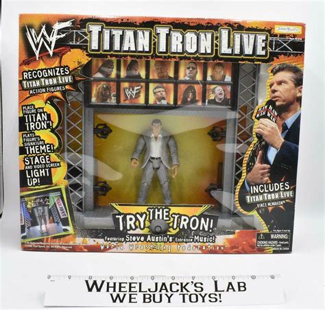 Titan Tron Live Vince McMahon 6 WWF1999 Jakks Pacific Wrestling Figure