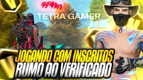 Free Fire Ao Vivo Rumo Ao Elite Na Br Ranked Melhor Jogador Tetra