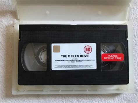 EX RENTAL VIDEO THE X FILES Fight The Future VHS MOVIE Big Box EUR 9