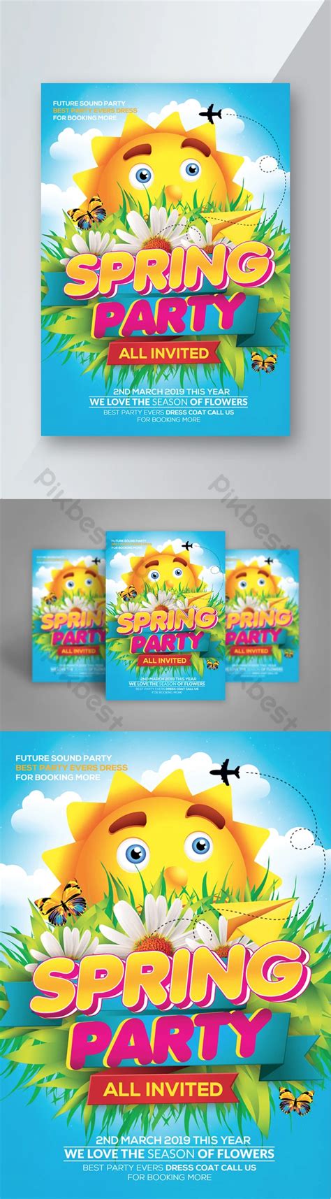 Spring Festival Psd Flyer Templates | PSD Free Download - Pikbest