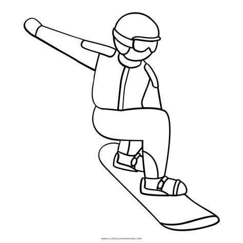 Snowboarding Coloring Pages Coloring Nation