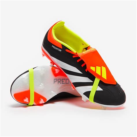 Adidas Predator Elite OG FG Pour Enfant Noir Blanc Rouge Solaire