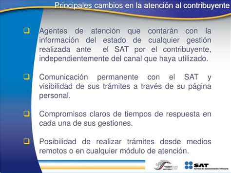 PPT Principales cambios en la modernización del SAT PowerPoint