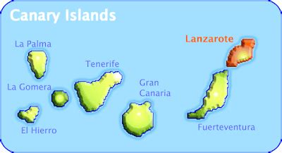 Islas Canarias Mapa Imagen