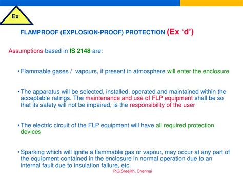 Ppt Hazardous Area Classification And Selection Of Electrical Equipment For Flammable