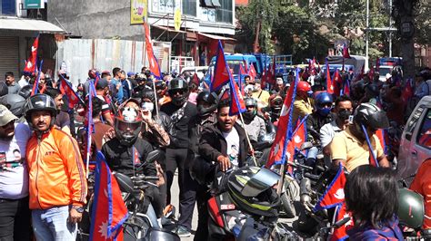 राजसंस्था पुनःस्थापनाको माग गर्दै राजावादीको मोटरसाइकल र्‍याली