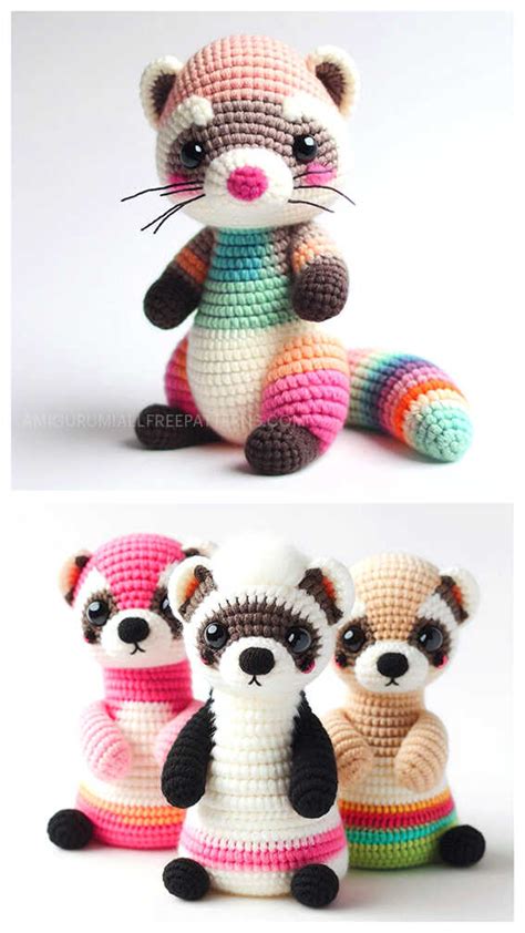 Crochet Ferret Amigurumi Free Pattern Free Crochet Patterns