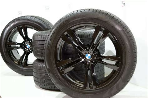 19” BMW X5 2014 2015 2016 2017 2018 Factory OEM Wheels Rims tires black ...