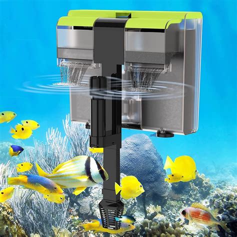 HezsCam Aquariumfilter 650 L H 8 W Aquarium Buitenfilter Met