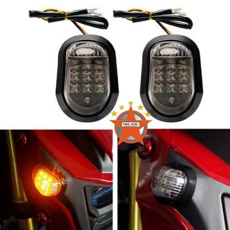 Jual Lampu Sen Tempel Oval Hiqual Sein Tempel R V Cbr Ninja Gsx