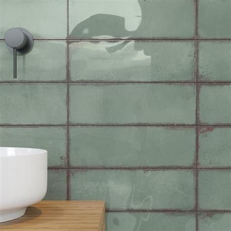 Ivy Hill Tile Santa Fe Green In X In Polished Ceramic Wall