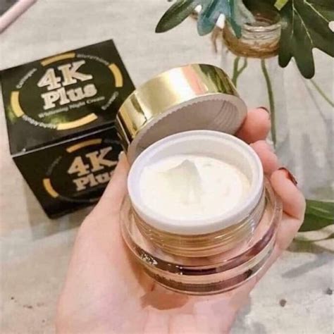 4k Plus Whitening Night Cream 20 G ไนท์ครีม 4 เค พลัส Shopee Thailand