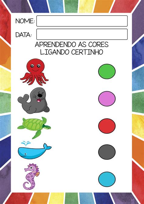 Atividades As Cores Primarias Para Educação Infantil FDPLEARN