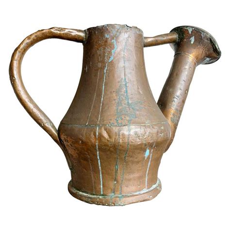 Antique Copper Watering Can French 19th Century For Sale At 1stdibs