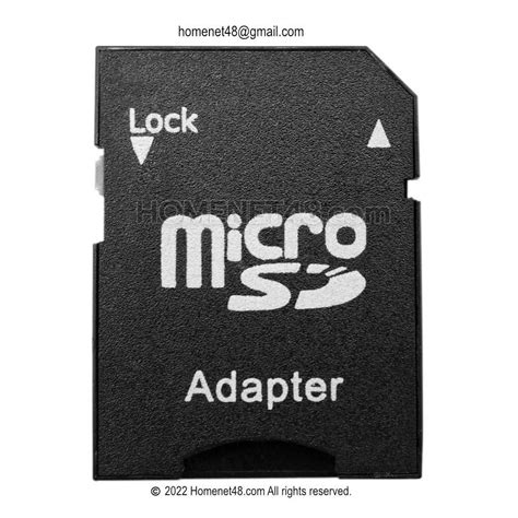 Micro SD Adapter แปลง Micro SD เป็น SD Card - homenet48