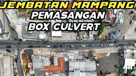 Pemasangan Box Culvert Revitalisasi Jembatan Mampang Kota Depok