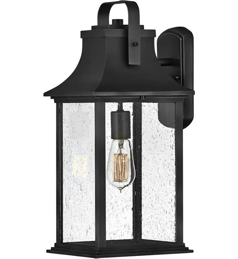 Hinkley Lighting Tk Grant Textured Black Inch Outdoor Wall