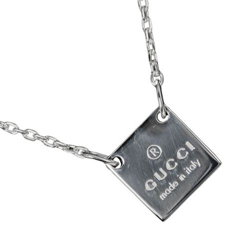 Gucci Gucci Logo Plate necklace | Grailed