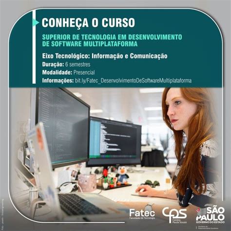 Fatec Inscri Es Para O Curso De Desenvolvimento De Software