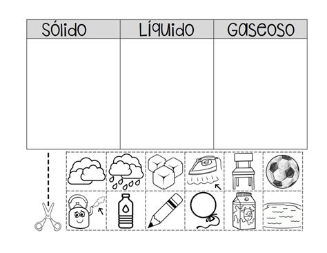 Fichas Para Trabajar Los Estados De La Materia En Primaria Orientacion