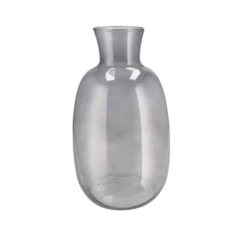 Dk Design Bloemenvaas Mira Fles Vaas Smoke Glas D X H Cm