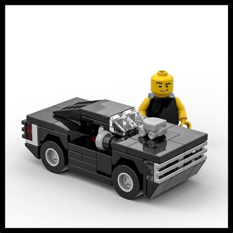 LEGO MOC Micro Dom's Dodge Charger by pomx | Rebrickable - Build with LEGO