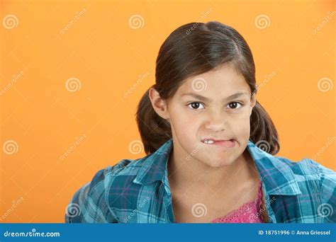 Worried Little Girl Royalty Free Stock Image - Image: 18751996