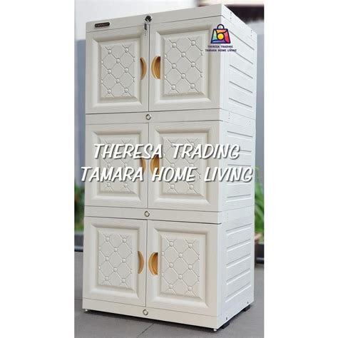 Jual Lemari Plastik Napolly Mcab Exclusive Design New Pintu Kunci