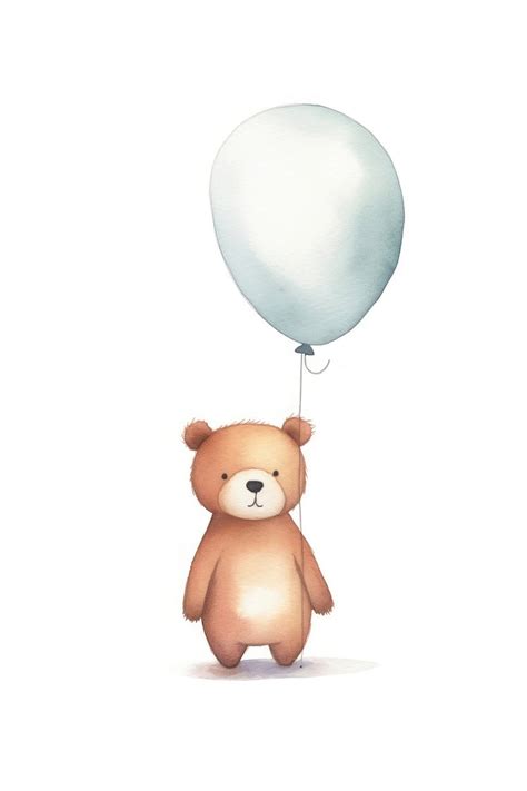 Teddy Bear Hot Air Balloon Images Free Photos PNG Stickers Wallpapers Backgrounds Rawpixel