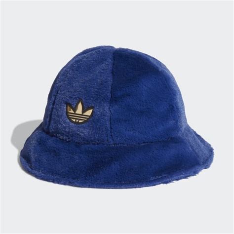 Adidas Sprt Faux Fur Bucket Hat Blue Adidas Australia