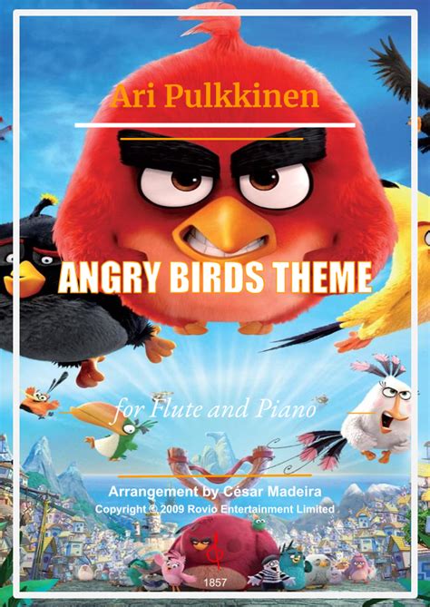 Angry Birds Theme Sheet Music Ari Pulkkinen Flute And Piano