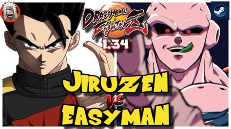 DBFZ Easyman Vs Jiruzen GokuSSJ Gohan VegetaSSJ Vs Gohan KBuu