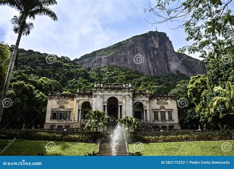 Summer in Parque Lage - Rio De Janeiro, Brazil Stock Photo - Image of palace, tourism: 282175252