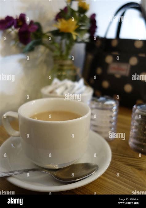 Cup Of Breakfast Tea Stock Photo Alamy