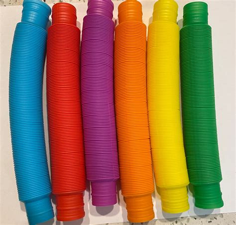 Fidget Pop Tubes 5pack Etsy