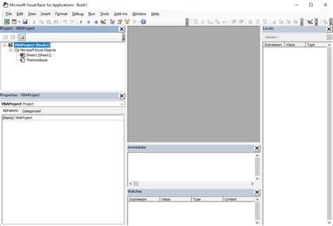 Vba Visual Basic Editor