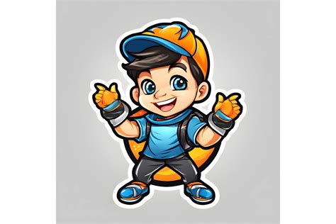 Gamer Boy Mascot Logo Graphic by mimishop · Creative Fabrica