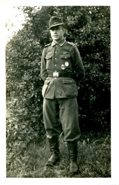 Foto Wehrmacht Soldat Wkii Flak Uniform Holland Goirle Ebay