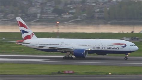 British Airways Boeing 777 236 ER G YMMK Takeoff From PDX YouTube