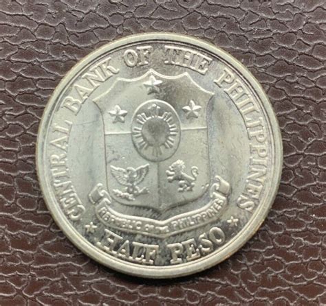 1961 Philippines Jose Rizal Silver Half Peso Coin EBay