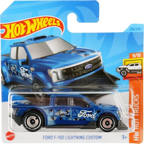 Базова машинка Hot Wheels HW Hot Trucks Ford F 150 Lightning Custom синя 5785 купити у Києві