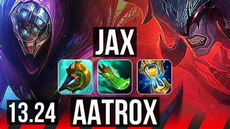 JAX Vs AATROX TOP 11 1 4 7 Solo Kills 1100 Games Dominating