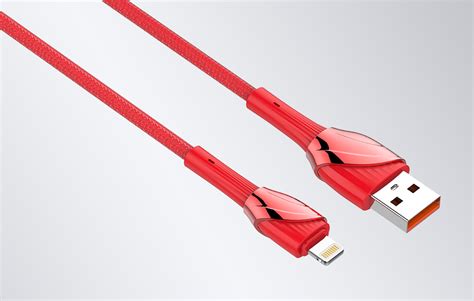 LDNIO LS661 30W 1m Lightning Cable Red All GSM Accessories Cables