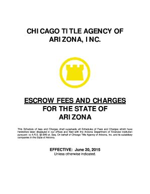 Fillable Online Azdfi Redline Cta Arizona Escrow Rate Manual Eff June